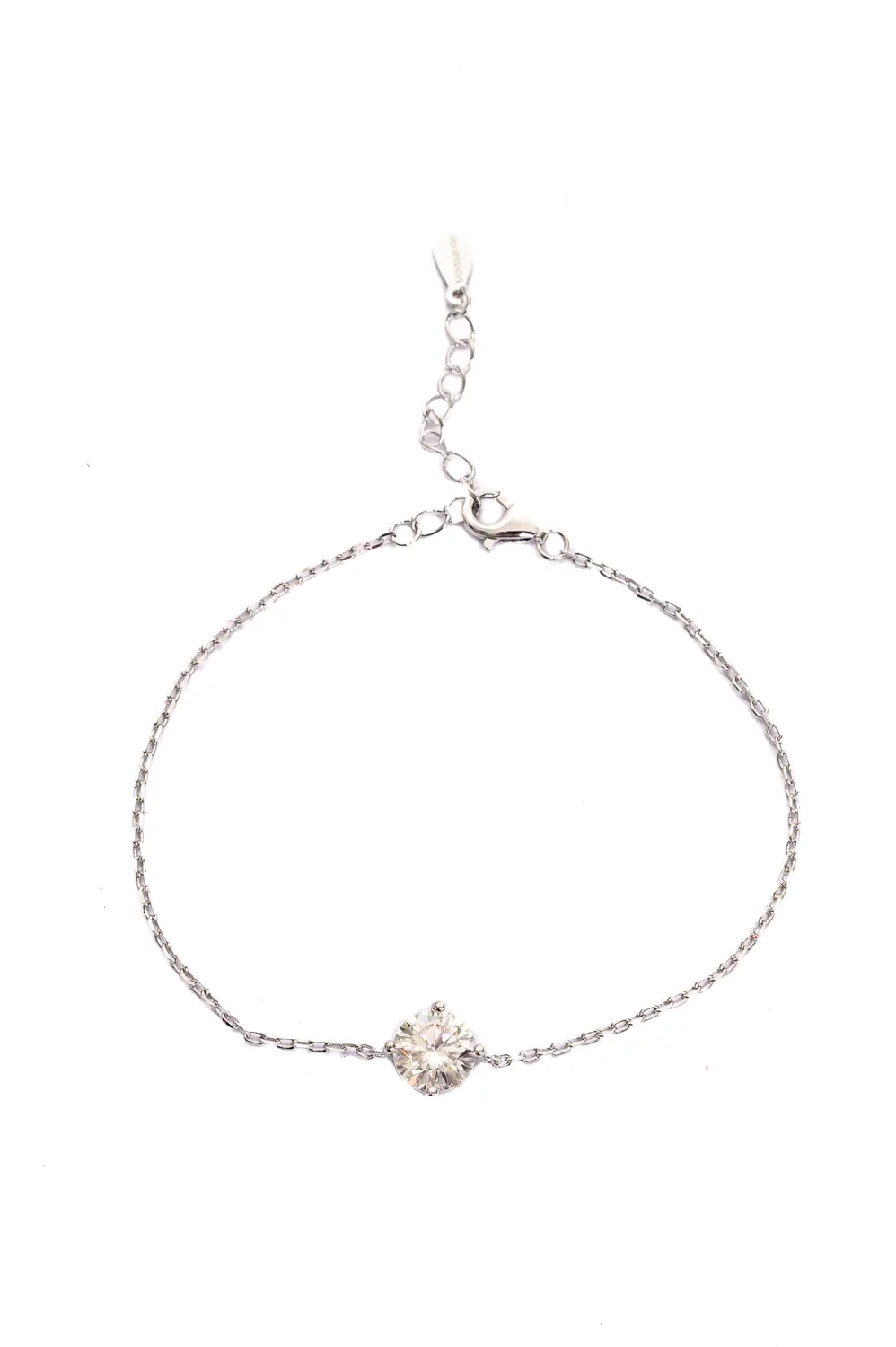Pulseira Ponto de Luz Moissanite 7 mm